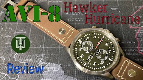 AVI-8 Hawker Hurricane 50m Chronograph Watch - Review & Unboxing (AV-4013-03 / SII VD51C)