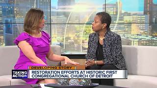 Historic First Congregational Church of Detroit Restoration Efforts