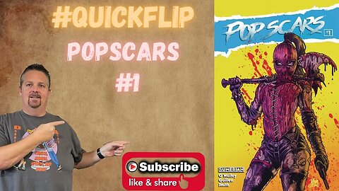 Popscars #1 Sumerian #QuickFlip Comic Book Review Pat O'Malley,Santi Guillen #shorts