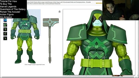 Tutorial For How To Buy The Marvel Legends Guardians of The Galaxy Ronan The Accuser Action Figure