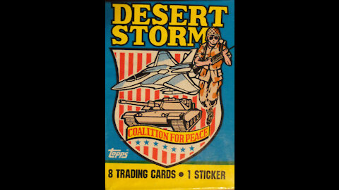 Desert Storm Series 1 Trading Cards (1991, Topps) -- What's Inside