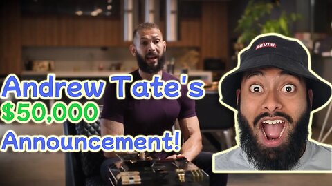 Andrew Tate Makes A Huge $50,000 Annoucement! | TMA Reacts