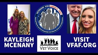 Kayleigh McEnany on Afghanistan Sept 2021 Veterans For America First Live Stream from GA