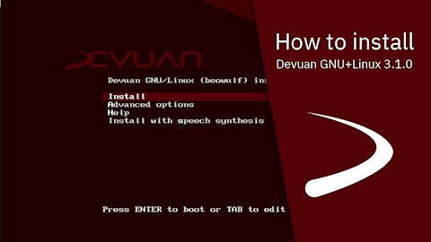 How to install Devuan GNU+Linux 3.1.0