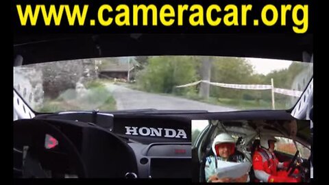 Rally Crash Spaventoso Rally Camera Car Crash GRANDE BOTTA