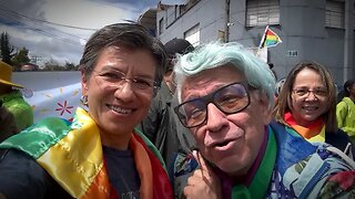 🛑🎥Bogotá se ilumina con el Orgullo LGBTIQ+: alcaldesa Claudia López impulsa derechos y diversidad👇👇
