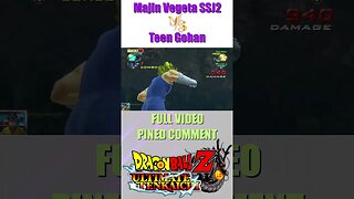 Majin Vegeta SSJ2 Vs. Teen Gohan #shorts #shorts #db #dbz #dbgt #dbs #dbkai #mangathe #supersaiyango