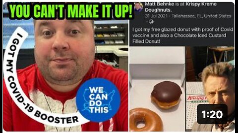BLOOD CLOTS, YES ... BUT AT LEAST HE GOT SOME FREE DOUGHNUTS? 🤯🤡🤪🤣