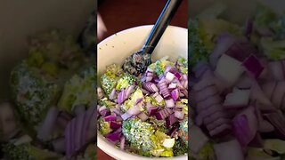 Broccoli Salad l Keto Recipe #shorts