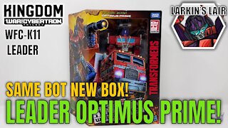 Transformers Kingdom Leader Optimus Prime Review WFC-K11, Larkin's Lair