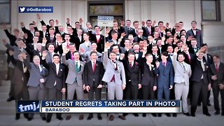 One student did not participate in Baraboo photo