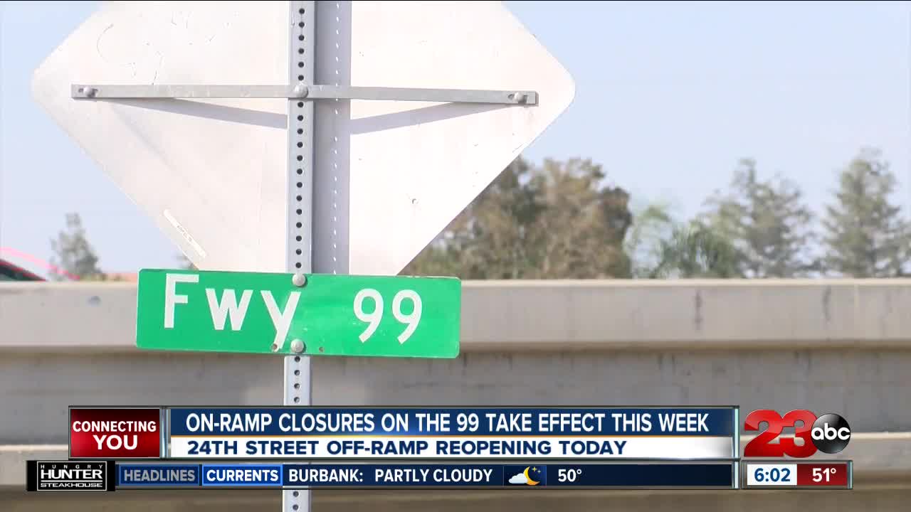 Caltrans reopens the 24th Street off-ramp onto Rosedale Highway