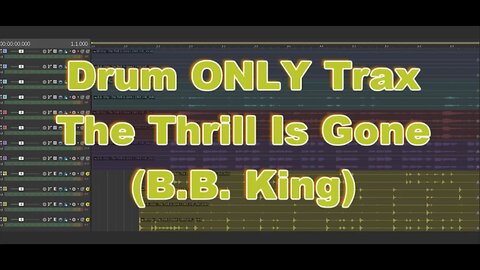 Drums ONLY Trax - The Thrill Is Gone (B.B. King)