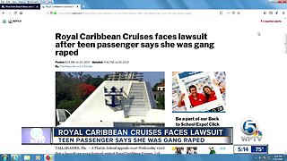 Royal Caribbean Cruises faces lawsuit after teen passenger says she was gang raped