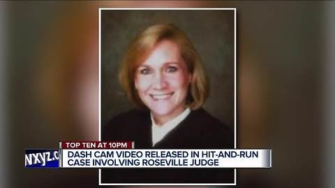 Dash cam video released in hit and run crash involving Roseville judge