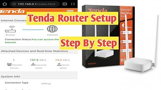 Tenda Router Set up and Configuration Step By Step