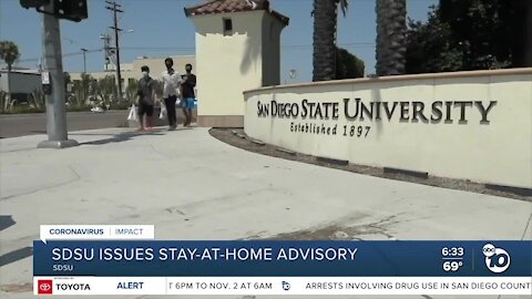 SDSU issues stay-at-home advisory