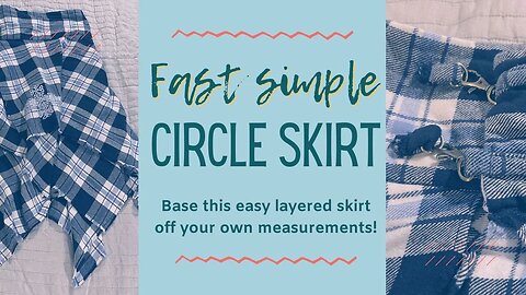 DIY Tutorial: How to Pattern and Sew a Layered Scalloped Circle Skirt | Step-by-Step Guide