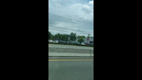 TESLA SHOWROOM - PARAMUS, NJ USA - PRIDE FLAG BILLBOARD 🤖🧡