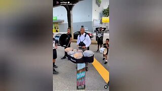 NYC Mayor Eric Adams doesn't play drums