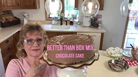 Better Than Box Mix Chocolate Cake