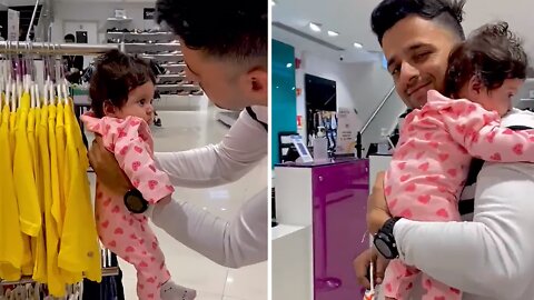 Dad discovers "life hack" while shopping for baby
