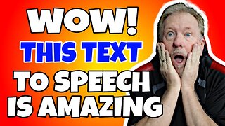 WOW! This Text To Speech Is Amazing