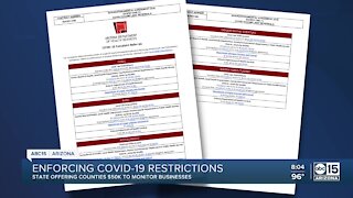 Enforcing COVID-19 restrictions
