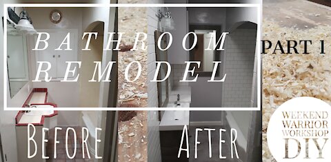 Bathroom Remodel Part 1