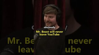 Why MR BEAST Will NEVER Quit YOUTUBE