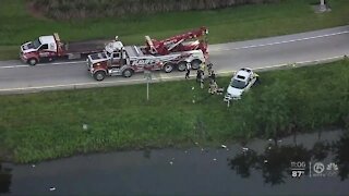 Person killed after two-vehicle crash on I-95 southbound in Martin County