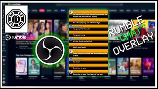 🟩OBS: Rumble Chat On Stream (Quick Tutorial)🟩