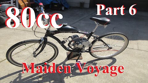 Part 6 80cc Motorized Bicycle
