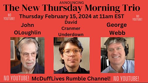 The New Thursday Morning Trio, February 15, 2024