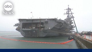 US aircraft carrier arrives in South Korea as Putin threatens to arm North Korea