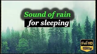 2 Hours of GENTLE Heavy RAIN,Sleeping, Relax,study, Stress relief,Forest Heavy Rain sound