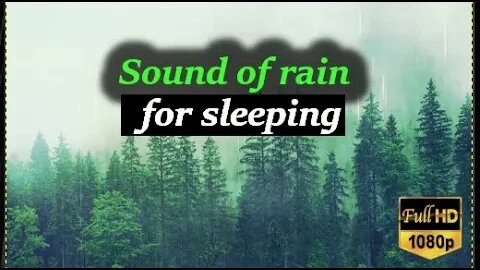 2 Hours of GENTLE Heavy RAIN,Sleeping, Relax,study, Stress relief,Forest Heavy Rain sound
