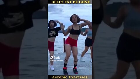 💃🏋️‍♀️ Belly Fat Be Gone: Effective Aerobic Exercises for a Trim Waistline 🌹 #short 7
