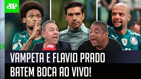 TRETA! Vampeta e Flavio Prado BATEM BOCA após VITÓRIA do Palmeiras!