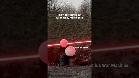 Shooting spy balloons with M134 Mini gun Clip of full video coming out March 15th #viral