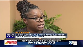 Mother filing suit against Annapolis PD after son detained