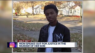 Mother speaks out, hoping to find person who murdered 21-year-old son in Detroit