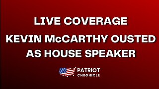 BREAKING: KEVIN MCCARTHY OUSTED AS HOUSE SPEAKER - YOUNG CONSERVATIVE COVERAGE