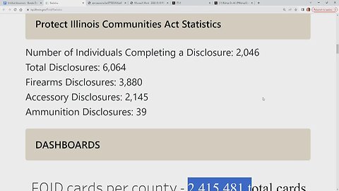 After three weeks of Illinois' gun registry, just 0.08% of FOID holders register banned firearms