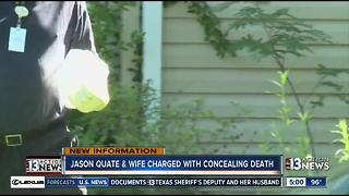 UPDATE: Both Jason Quate and wife are being charged with concealing daughter's death