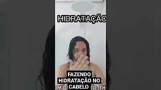 FAZENDO HIDRATAÇÃO NO CABELO 🚿🧼