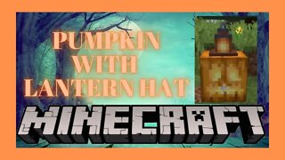 Minecraft: Halloween Pumpkin With Lantern Hat