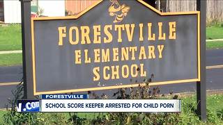 School score-keeper arrested for child porn