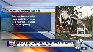 Stay prepared for hurricane season
