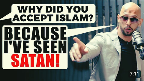 REAL REASON WHY ANDREW TATE ACCEPTED ISLAM!